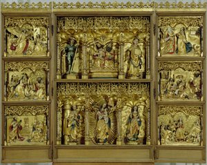 El Altar de la Trinidad del Bottcheramtes, 1512-20 de Hamburg Workshop